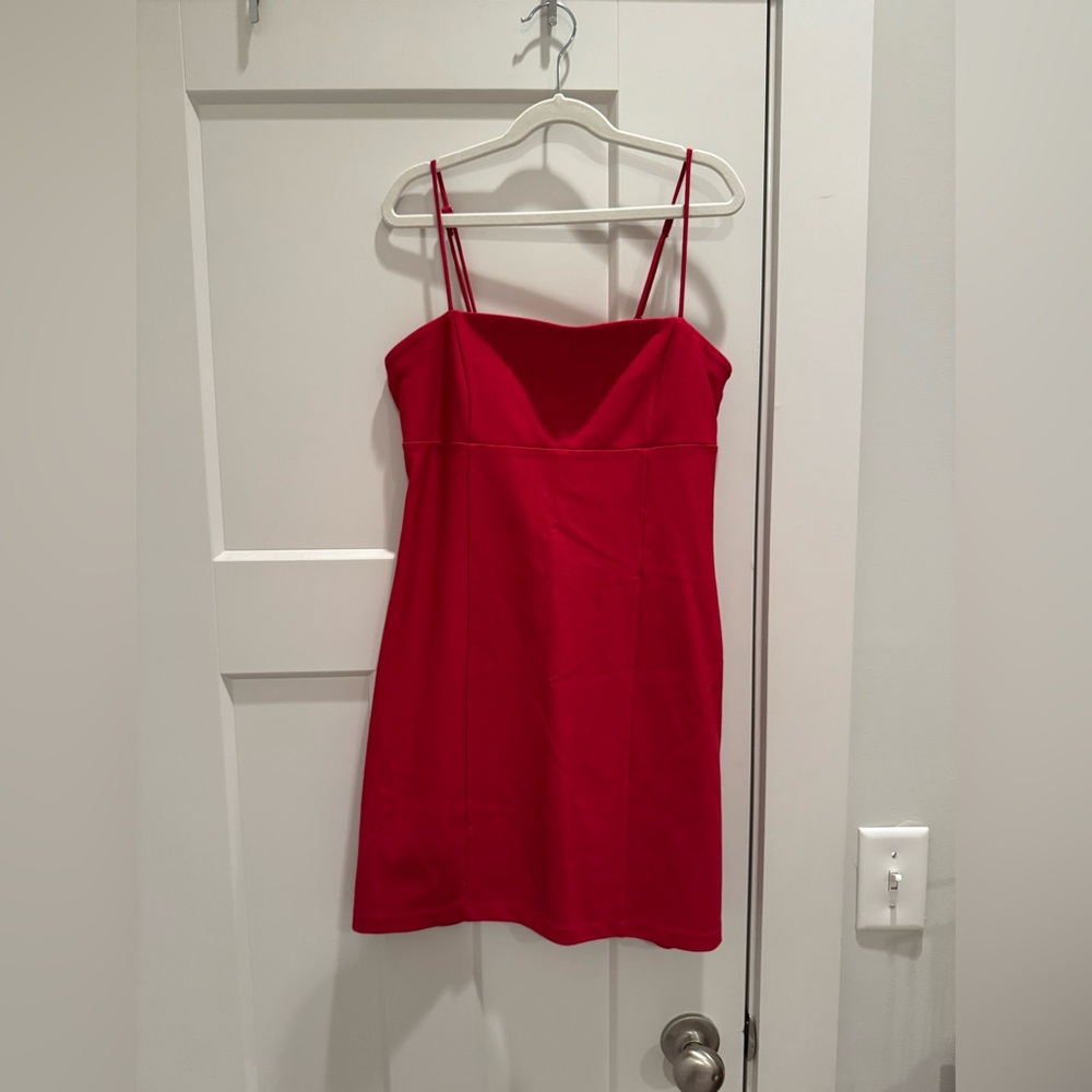 Urban Outfitters Red Mini Dress with Spaghetti Straps